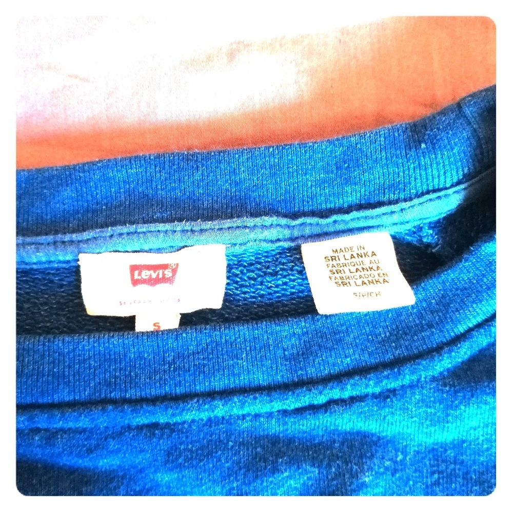 Levi's Blue Casual Sweatshirt - Picture 2 of 2